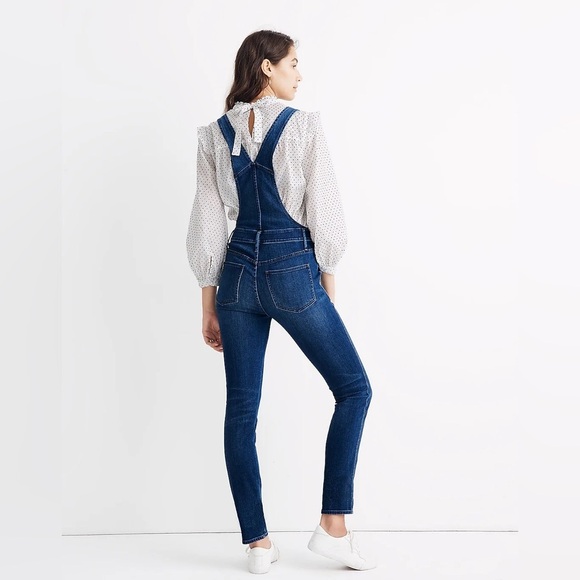 Madewell Skinny Overalls in Groveland Wash Size Small - Picture 3 of 12